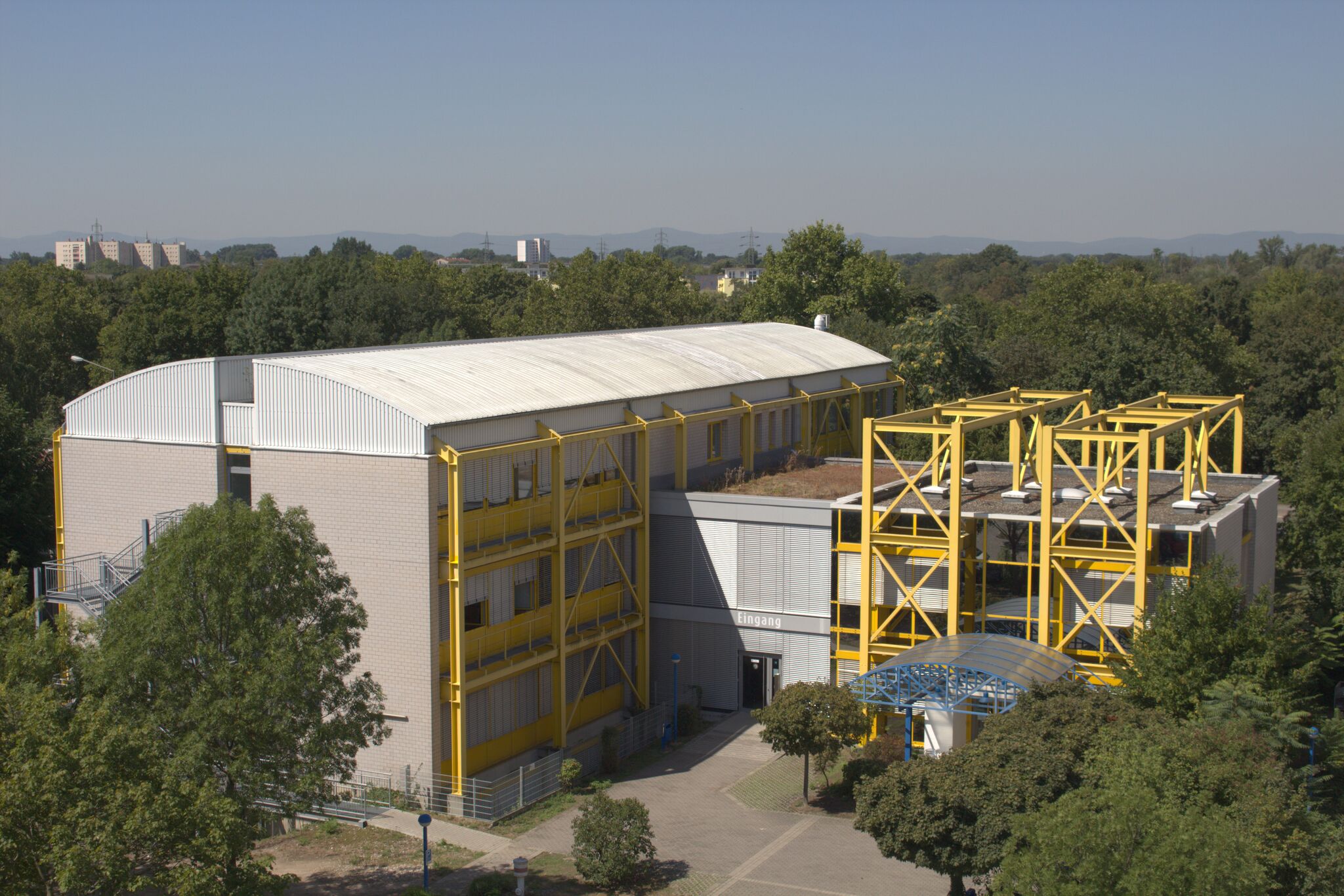 Sky-high picture of Mediprim headquarters